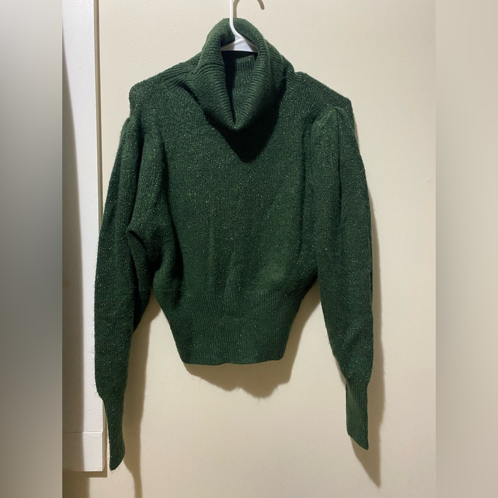 Sparkly Green Sweater